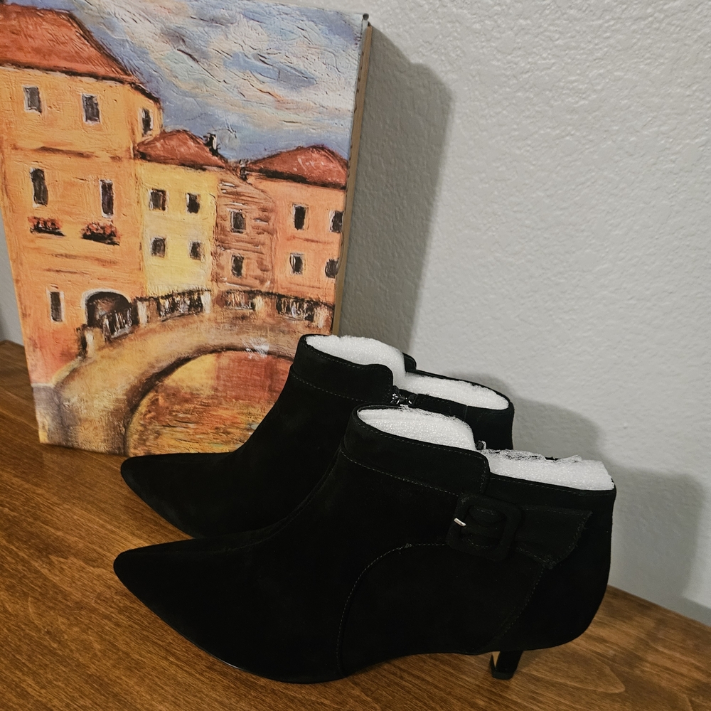 Bella Vita, Black Ankle Boots, Womens Size 8.5